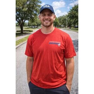Team USA Olympic T Shirt Red‎ XL Short Sleeve Graphic Tee